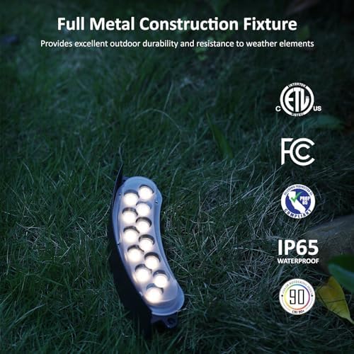 12V LED Low Voltage Flood Lights Outdoor for Tree Uplighting - Image 3