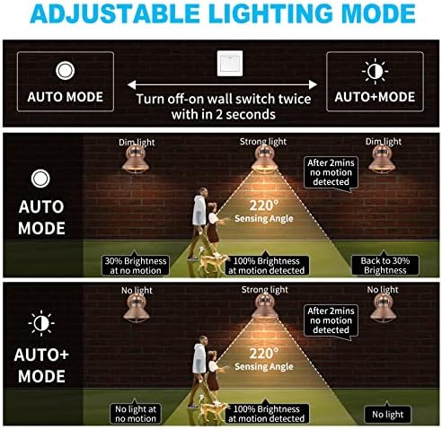 Motion Sensor Outdoor LED Barn Light Dusk to Dawn Exterior Wall Lantern - Image 2