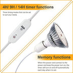 LED Grow Light Bulbs, Hanging Lights for Indoor Plants, 25W - Image 4
