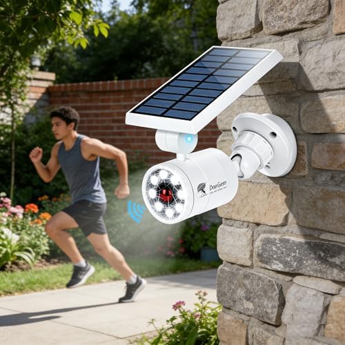 Motion Sensor Outdoor Solar Lights Waterproof Aluminum alloy(Not plastic) Solar Spot Lights, Solar Motion Detector Lights for Outside Patio Porch Wall Driveway Garden, 100-Week FREE Refund/Replacement - Image 6