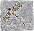 Stepping Stones for Garden Decor, Handcrafted Outdoor Path Accents, Decorative Commemorative Pebble Path Stones for Courtyards and Lawns by Unknown