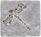 Stepping Stones for Garden Decor, Handcrafted Outdoor Path Accents, Decorative Commemorative Pebble Path Stones for Courtyards and Lawns by Unknown