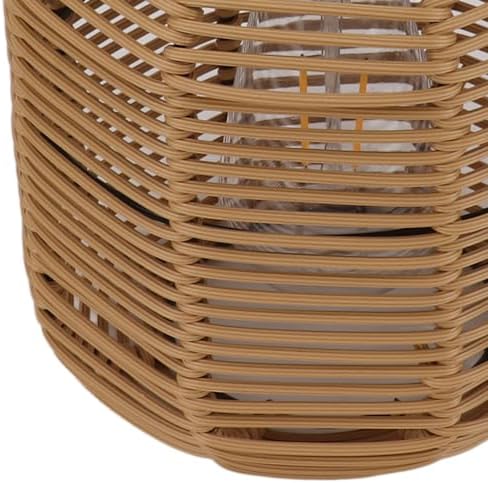 Jiawu Solar Lantern Outdoor Hanging Lights Decorative Rattan Solar Lamp for Garden, Patio, Table, Porch, Yard - Warm Light, 8+ Hours, Auto OnOff - Image 7