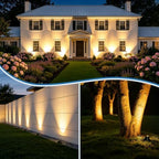 MEIHUA Low Voltage Landscape Lighting LED Well Lights, 12W In-Ground Lights - Image 6