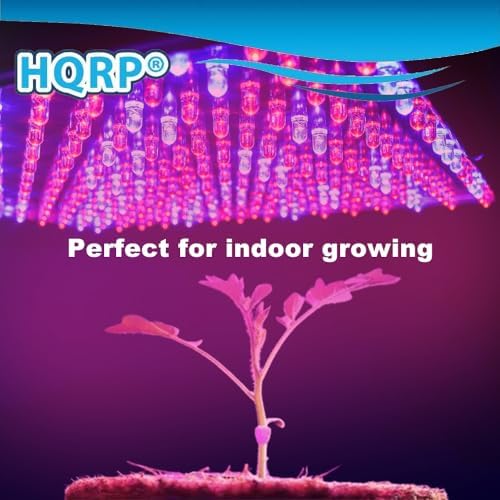 HQRP 14W 225 LED Blue + Red Spectrum Hydroponic Plant Grow Light Panel/Lamp - Image 3