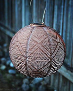 Allsop Soji Stella Market - 12" Handmade LED Outdoor Solar Lantern - Copper - Image 4