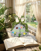 Nacome Solar Frog Garden Statue - Succulent & 7 LED Lights, Outdoor Decor - Image 6
