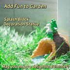 APX Frog Gutter Downspout Extensions, Decorative Splash Block Statue. - Image 2