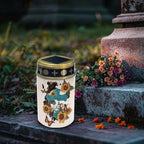 Poceacles Cross Solar Lights Outdoor Waterproof for Grave Decorations Fake LED Flameless Candles Outdoor Solar Lights Solar Lamp for Cemetery Lawn Yard, Sunflower Butterfly Gothic Cross, Pack of 6 - Image 3