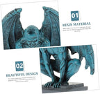 Gothic Resin Gargoyle Statue Garden Decor Figurine for Xmas Halloween - Image 5