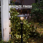 GOODSMANN Low Voltage Path Lights Landscape Lighting 1 Watt LED 60 Lumens Flood Lights with Metal Stake for Garden Yard Patio Area Outdoor Lighting (4 Pack) 9920-2104-04 - Image 5