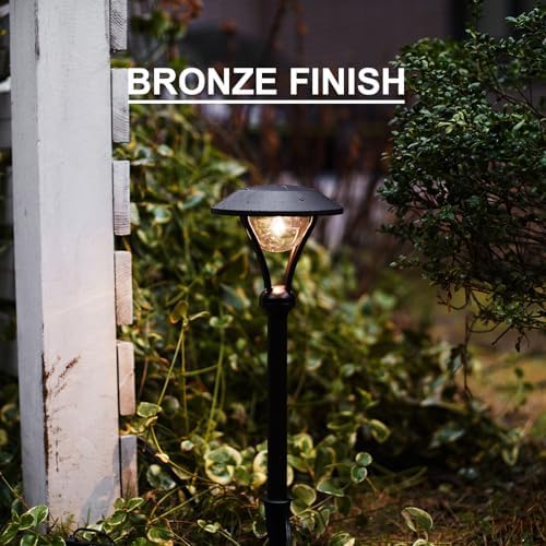 GOODSMANN Low Voltage Path Lights Landscape Lighting 1 Watt LED 60 Lumens Flood Lights with Metal Stake for Garden Yard Patio Area Outdoor Lighting (4 Pack) 9920-2104-04 - Image 5