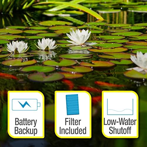 Tetra Solar Powered Water Fountain for Ponds, 39 GPH - Image 4