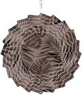 12 Inch Brown Palm Leaves Wind Spinner for Yard and Garden, Tropical Summer Beach Coastal Hanging Ornaments Outdoor 3D Kinetic Wind Sculpture Spinners Indoor Outdoor Patio Décor Ornaments Gift by Unknown