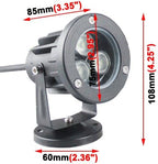 3W RGB Color Changing LED Outdoor Wall Wash Flood Light Fixture Project Spot Lamp AC 12V - Image 2