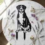 Dog Metal Garden Stake - Weatherproof Dog Silhouette Yard Art, Decorative Outdoor Sign for Lawn & Patio, Heartfelt Gift for Swiss Mountain Dog Lovers(Jump,10") - Image 4