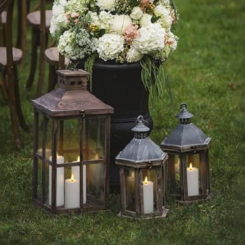 Flameless Waterproof 2.2" x4" 4" 5" 5" 6" 6" 7" 7" Pillar Candles with Remote Control and Timer, LED Battery Operated Plastic White Pack of 8 Outdoor Flickering Warm Light - Image 5