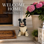 Tuxedo Border Collie Statues Outdoor Decorative, Dog Memorial Statue for Yard Lawn Patio Porch, Garden Pet Grave Marker Figures, - Image 2