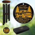 Personalized “Until We Cruise Again” Memorial Wind Chime – Custom Pickup Truck Engraved Design with Name & Years – Sympathy Gift for Loss of Loved One – Remembrance Windchime Tribute for Truck Lovers by AlpadilCo