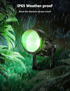 12W RGBW Color Changing Landscape Lights - Low Voltage LED Landscape Lighting, Remote Control Spotlight Outdoor Waterproof Garden Pathway Halloween Christmas Spot Lights, 8 Pack with Connector - Image 5