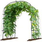 Tall Garden Arch Trellis for Climbing Plants, 87" H Metal Trellis Archway by UrGROWA