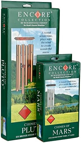 Woodstock Chimes Pluto Wind Chime for Outside 37" Black Wood Medium Tone Sound for Outdoor Garden, Patio, Porch Decor Gifts, Encore Collection, DCKK37 - Image 6
