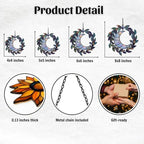 Cresent Moon Halloween Boho Acrylic Suncatcher - Image 2