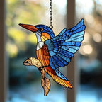 Kingfisher Acrylic Suncatcher by AVAGAN