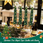 GenSwin Christmas Tree Flameless Taper Candles candlesticks Remote Timer - Image 3