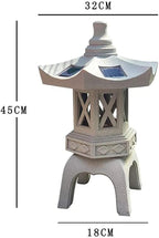 Buddha Statue,Garden Decoration Ornament Solar Pagoda Garden Yard Sculpture Lantern Zen Asian Decor Light for Patio Jardin - Image 6