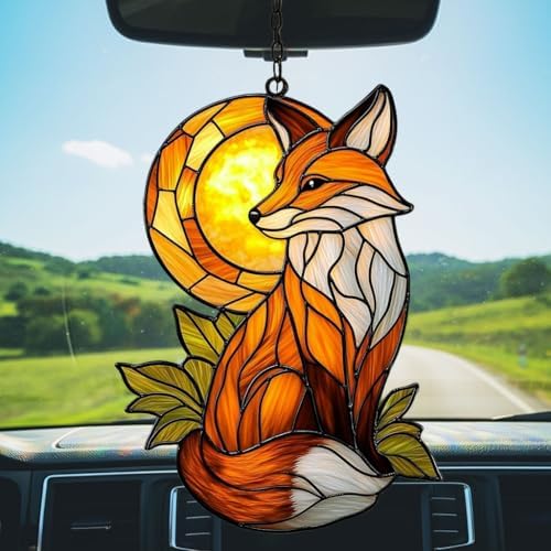 Autumn Fox Acrylic Suncatcher - Image 5