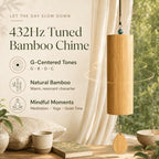Bamboo Wind Chime-432Hz Tuned for Alpha Wave Relaxation, Focus & Meditation - Image 2