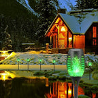 Solar Lights Outdoor, Solar Torch Light with Flickering Flame for Garden Decor, 20.5'' Small Size Solar Powered Garden Lights, Waterproof Flame Torches for Outside Patio Pathway Yard Decorations - Image 3