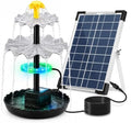 Yeomi 6W Solar Fountain for Bird Bath, Solar Fountain Pump by Unknown