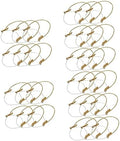 Healeved 30pcs Stainless Steel and Burlap Rope Handles for Solar Jars Vintage Style Wire Hangers for Canning and Storage by Healeved