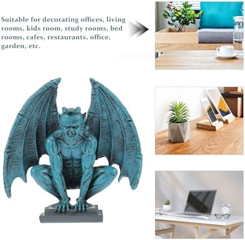 BESTonZON Gothic Resin Gargoyle Statue Halloween for Garden and Living Room - Image 7