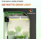 FARMLITE Grow Light Grow Lights for Indoor Plants Full Spectrum Growing Light Plant Hanging Growing Lamps with Daisy Chain Dimmable Board 4x4ft Coverage (320Watts) - Image 6