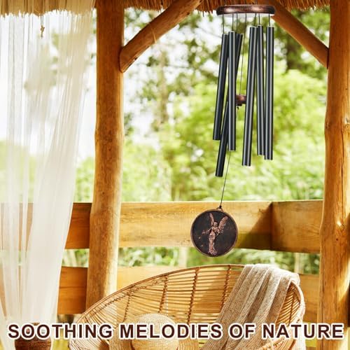 34" Angel Wind Chimes for Outside, Gifts for Women Mom Grandma - Image 3