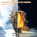 8Pack Flickering Solar Lights Outdoor Dancing Flame 3 Installation - Image 4