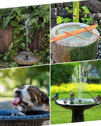 Biling Solar Water Fountain for Bird Bath and Extension Cable, 3.5W Solar Water Pump Outdoor for BirdBath, Garden Small Ponds - Image 7
