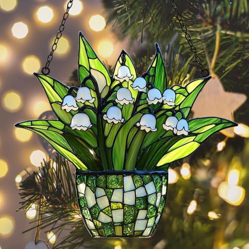 Lily of The Valley Acrylic Suncatcher - Image 6