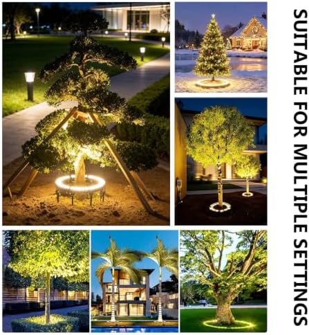 Outdoor Waterproof Ring Tree Lights, LED Landscape Spotlight - Image 6
