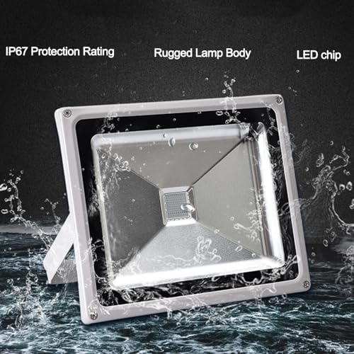 Floodlights - Landscape Light, IP67 Outdoor Waterproof LED Landscape Tree Spotlights, Adjustable RGB Color-Changing Spotlight, for Green Illumination of Trees(Purple,20W) - Image 5