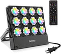 SANSI RGBW Flood Lights Outdoor, Color Changing Lights for Halloween Stage by SANSI