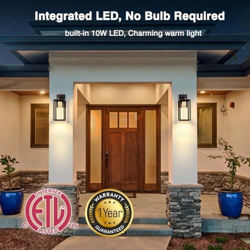 VIANIS Large ORB Bronze Exterior Lighting Fixtures Wall Mount for House - Image 5
