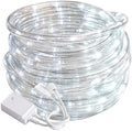 50ft Rope Lights For Outside, Connectable & Flexible Tube Lights with 8 Modes Controller,Waterproof White LED Rope Lighting for Deck,Garden,Pool,Patio,Bedroom, Indoor & Outdoor Landscape Strip Lights by CHORLED