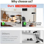 Mr.White Solar Waterproof Outdoor Rechargeable Cordless Table Lamps, Set of 2 Touch Dimmable Operated Battery Table Lights for Patio, Restaurant, Kitchen (Black) - Image 3