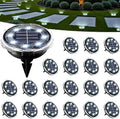 SOLPEX Solar Ground Lights Outdoor, Pathway Lights 20 Pack Cool White by Solpex