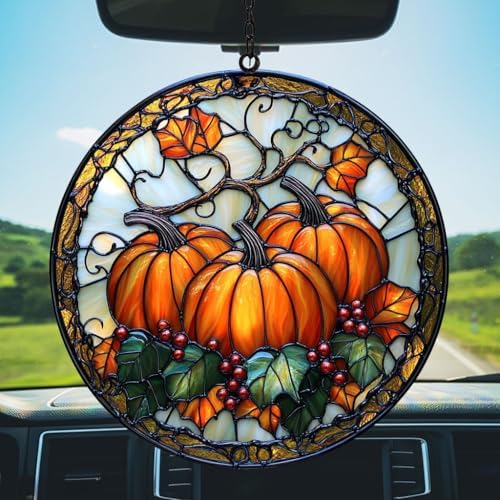 Pumpkin Garden Acrylic Suncatcher - Image 5