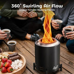 Tabletop Fire Pit Small Table Top Firepit Outdoor Smokeless Firepit Patio - Image 2